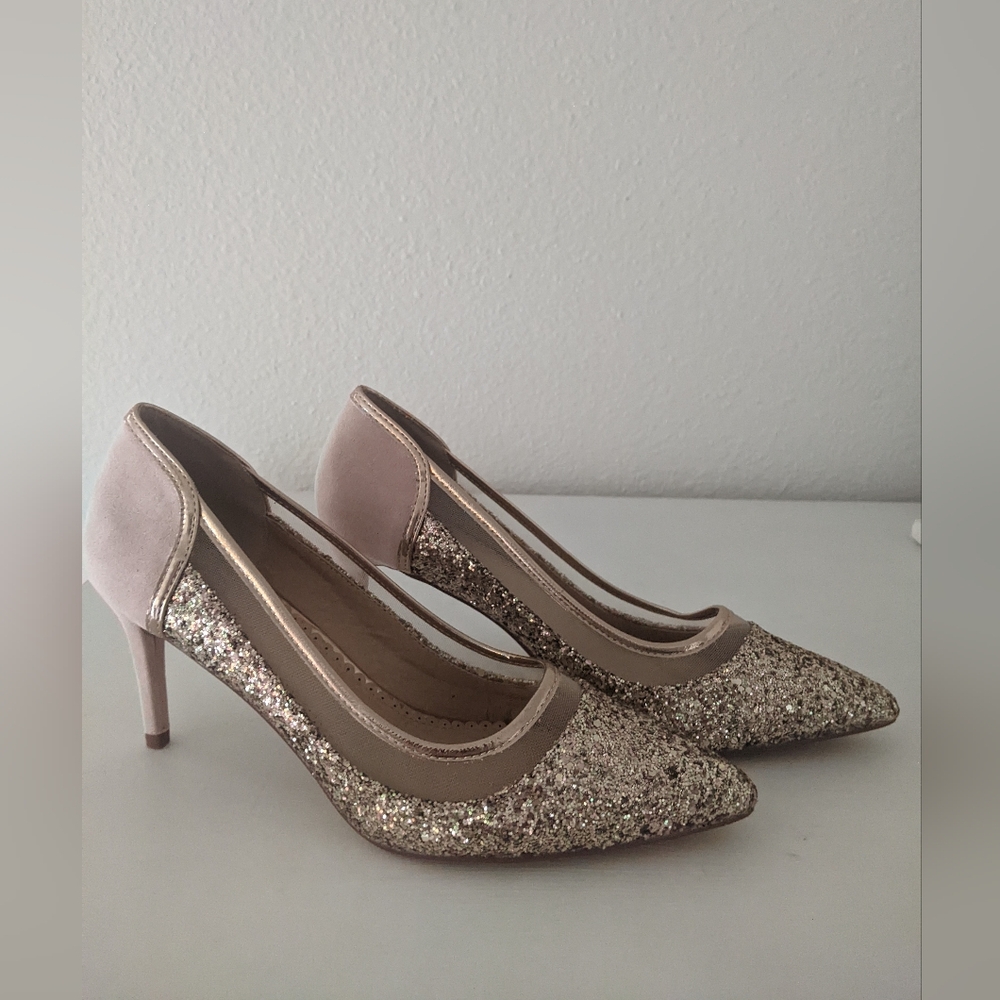Sequin Heels